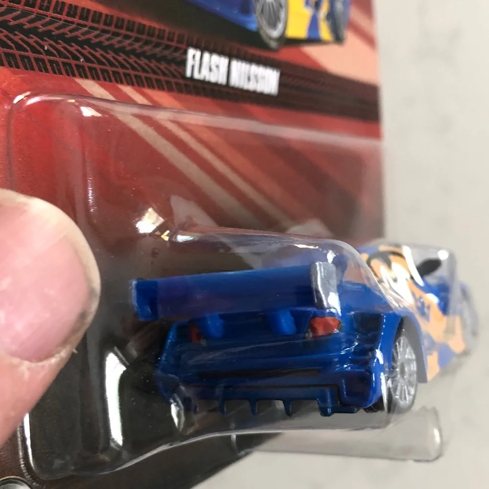 Pixar Cars Flash Nilsson Toy Car - Blue and Yellow